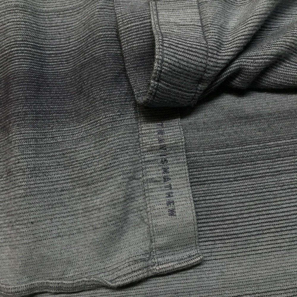 Travis Mathew Shirt Mens Size L Blue Button Up Long Sleeve Striped Cotton Blend - Picture 6 of 11